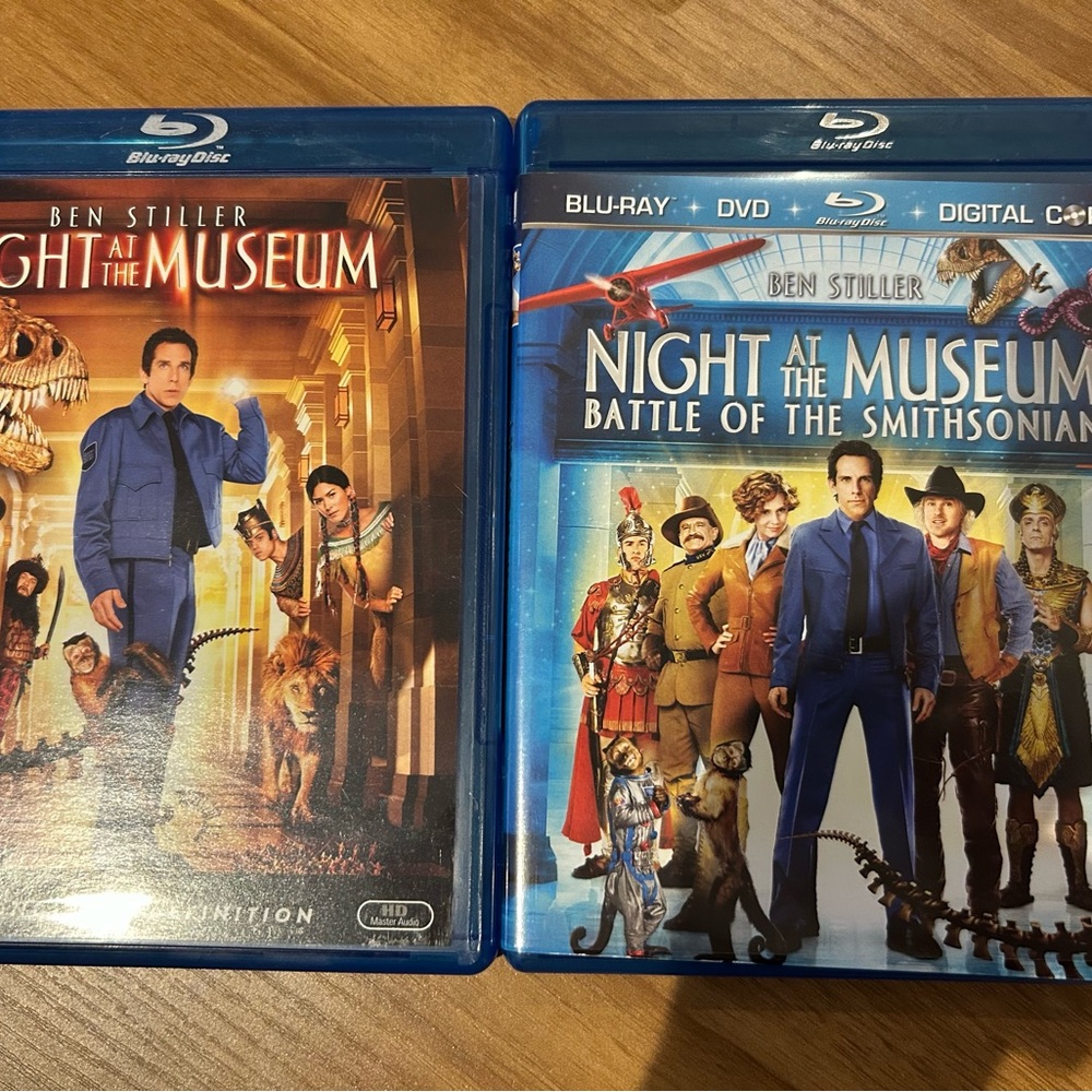 Night at the Museum, Pirates of Caribbean and Lord of the Rings Blu-ray Set